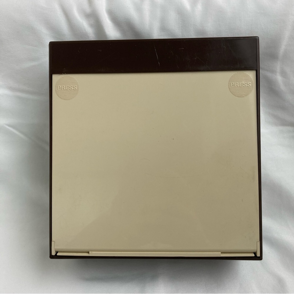 Vintage EICHNER Acrylic Disk Disc CD Case Holder Retro Media Storage 80s 90s Y2K